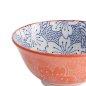 Preview: Tayo Bowl Mixed Bowls Sakura Blue, Red, Porcelain, 500 ml, Item No. 15463