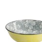 Preview: TDS, Tayo Bowl, Mixed Bowls Sakura, Black/Yellow, Ø 19.7 x 7 cm, 1000ml - Item No. 15470