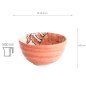 Preview: TDS, Bowl, Seafood, Ø 13.2 x 6.8 cm, 500 ml, Crab, Red- Item No. 15483