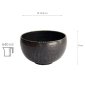 Preview: TDS, Bowl, Onyx Noir, Ø 13 cm, Item No. 15539