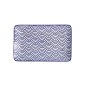 Preview: TDS, Sushi Platte, Nippon Blue, Waves, 21 x 13,5 cm - Art Nr. 15607