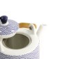 Preview: Teekanne Nippon Blue Waves Blau/Weiß, Porzellan, 800 ml, Art.-Nr. 15635