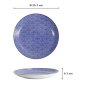Preview: Teller Nippon Blue Dots, Porzellan, Ø 25,7 cm, Art.-Nr. 16025