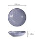 Preview: Pasta Plate Nippon Blue Waves, Porcelain, Ø 21 cm, Item No. 16027