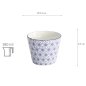 Preview: TDS, Teebecher, Nippon Blue, Stars, Ø 8,3 x 6,5 cm 180 ml - Art Nr. 16038