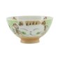 Preview: TDS, Rice Bowl, Fuku Cat Neko, Kawaii, Green Ø 11.5x6.2 cm, 300ml - Item No: 16300