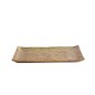 Preview: Sushi Plate Mino Craft Brown, Porcelain, 23.8 × 15 cm, Item No. 16308