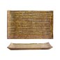 Preview: Sushi Plate Mino Craft Brown, Porcelain, 23.8 &times; 15 cm