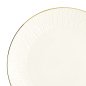 Preview: TDS, Teller, Nippon White, Lines, Ø 25,5 x 2 cm - Art Nr. 16415