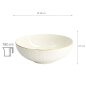 Preview: TDS, Bowl, Nippon White, Stars, Ø 19 x 5.5 cm - Item No. 16426
