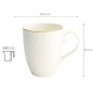 Preview: TDS, Tassen, Nippon White, Stripes, Ø 8,5 x 10,2 cm 380 ml, Art.-Nr. 16436