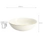 Preview: TDS, Bowl, Nippon White, Stars, Ø 23 x 6.5 cm 1300 ml- Item No. 16454