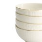 Preview: TDS, Bowls, Nippon White, 4-piece set, Ø 15 x 7 cm 550 ml, Item No. 16458