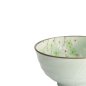 Preview: Rice Bowl Green Cosmos, Stoneware, 900 ml, Item No. 16502