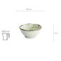 Preview: TDS, Bowl, Green Cosmos, Ø  9x4cm 100ml, Item No. 16506