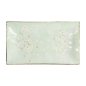 Preview: Servierplatte Green Cosmos, Steinzeug, 33,2 × 19,3 × 2,2 cm, Art.-Nr. 16508