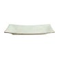 Preview: Servierplatte Green Cosmos, Steinzeug, 33,2 × 19,3 × 2,2 cm, Art.-Nr. 16508