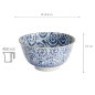Preview: TDS, Bowl, Mixed Bowls, Tako Karakusa, Ø 12.8 x 6.5 cm 400 ml, Item No. 16536