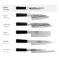 Preview: Petty Knife (small all-purpose knife) Sekiryu, Stainless steel, Hammered finish, blade 12 cm, handle in ABS plastic, Item No. 16605