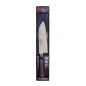 Preview: Santoku-Messer (Allzweckmesser) Sekiryu, Rostfreier Edelstahl, Gehämmert, Klinge 16,5 cm, Griff aus Holz, Art.-Nr. 16606