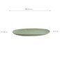 Preview: Serving Platter Vert Sauge Green, Ceramic, 28.5 × 14 × 2.5 cm, Item No. 16657