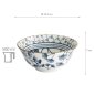 Preview: TDS, Bowl Set, 4-piece set, Flora Japonica, Ø 14.8 cm, Item No. 16705