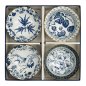 Preview: TDS, Bowl Set, 4-piece set, Flora Japonica, Ø 14.8 cm, Item No. 16705