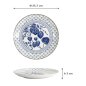 Preview: Teller Flora Japonica Ivy Blau/Weiß, Porzellan, Ø 25,7 cm, Art.-Nr. 16723