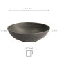 Preview: TDS, Schale, Onyx Noir, 17 x 15,3 cm, Art.-Nr. 16774