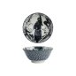 Preview: Rice Bowl Asakusa Ninja White, Red, Black, Porcelain, &Oslash; 14.8 cm, 550 ml