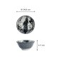 Preview: Rice Bowl Asakusa Ninja White, Red, Black, Porcelain, Ø 14.8 cm, 550 ml, Item No. 16855