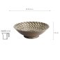 Preview: TDS, Noodle Bowl, Mixed Bowls Ohachi, Black, Ø 25.4 x 7.8 cm 1600 ml, Item No. 16868