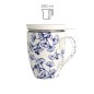 Preview: TDS, Tassen-Geschenkset, Flora Japonica, Ginkgo, mit Teesieb und Teespitze, 380 ml - Art Nr: 16976