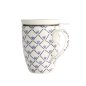 Preview: Mug Flora Japonica Maple Blue in a gift box, Porcelain, 380 ml, Item No. 16977