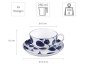 Preview: 4 pcs Mug Set with saucers at Tokyo Design Studio (picture 6 of 6)