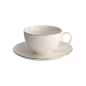 Preview: TDS, Cup Set with saucers, 4-piece set, Nippon White, 250 ml, Item No. 16984