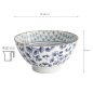 Preview: TDS, Bowl, Flora Japonica, Ivy , Ø 17.8 x 9 cm - Item No: 17591