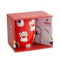 Preview: Rot klassische Katze Kawaii Glückliche Katze (Lucky cat) Tasse in Geschenkbox bei Tokyo Design Studio (Bild 2 von 7)