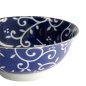 Preview: Ramen Bowl Tokyo Blue Mixed Bowls Karakusa, Porcelain, 1.3 L, Item No. 17754