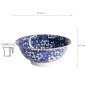 Preview: TDS, Ramen Bowl, Tokyo Blue, Mixed Bowls, Sakura, Ø 21 x 8.5 cm 1300 ml - Item No. 17755