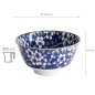 Preview: TDS, Bowl, Tokyo Blue, Mixed Bowls, Sakura, Ø 12.8 x 6.5 cm, 400 ml, Item No. 17762