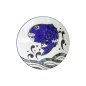 Preview: Deep Plate Seafood Snapper Blue, White, Porcelain, Ø 21.7 cm, 900 ml, Item No. 17787
