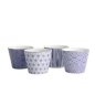 Preview: TDS, Cup Set, 4-piece set, Nippon Blue, Ø 8.3 x 6.5 cm 180 ml, Item No. 17836
