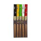 Preview: Bamboo Blau 5 Paar Essstäbchen bei Tokyo Design Studio