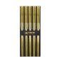 Preview: Stainless Steel Gold Chopstick Set at Tokyo Design Studio