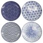 Preview: Teller-Set Nippon Blue Blau/Weiß, 4-tlg., Porzellan, Ø 20,6 cm, Art.-Nr. 17959