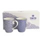 Preview: Tassen-Set Nippon Blue Blau/Wei&szlig; in Geschenkbox, 2-tlg., Porzellan, 380 ml