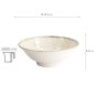 Preview: TDS, Bowl, Melamine Earthware, Ø 24.2x8.8cm 1000ml, Item No. 18223