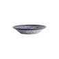 Preview: Bowl Aisai Seigaiha Blue, Stoneware, Ø 20.2 cm, Item No. 18578