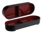 Preview: TDS, Bentobox, ABS Lacquerware, Oval Hegime Black, 36.2x12.4x5.7 cm, Art.-Nr. 18624